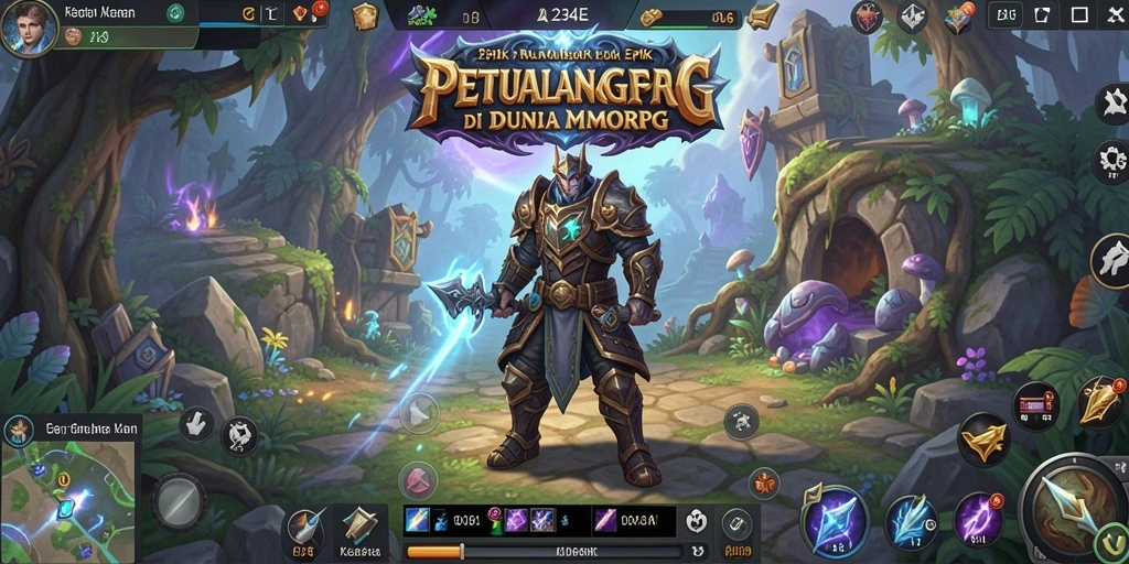 Screenshot utama 234E menampilkan aksi seru dalam gameplay MMORPG.