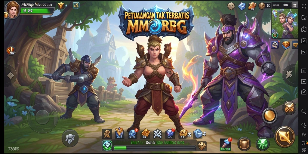Tampilan gameplay seru dalam 789RP, menjelajahi dunia MMORPG.