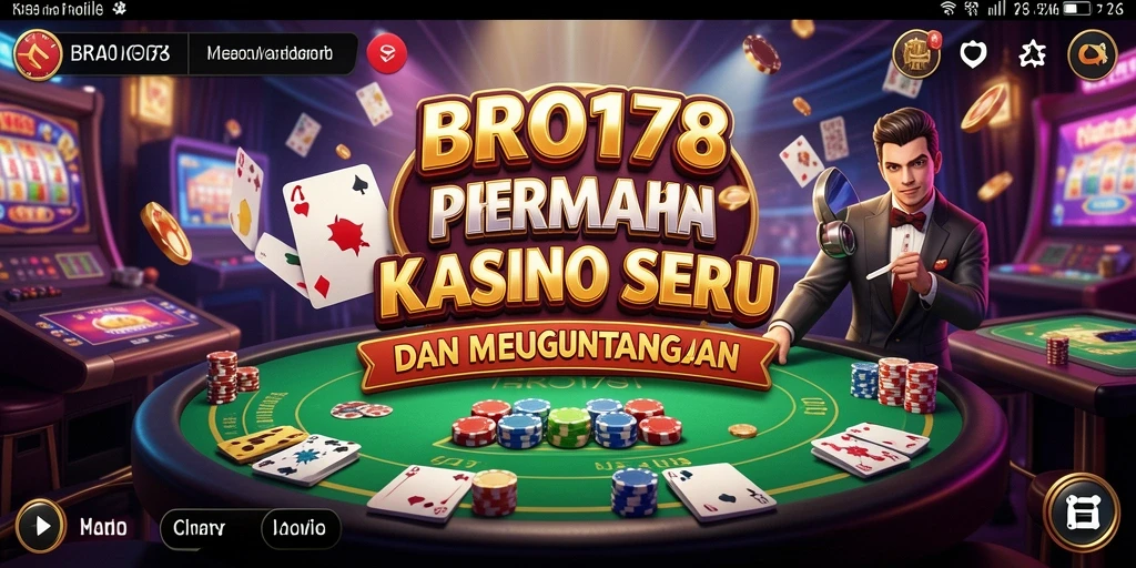 Screenshot dari gameplay Kasino yang seru di BRO178.