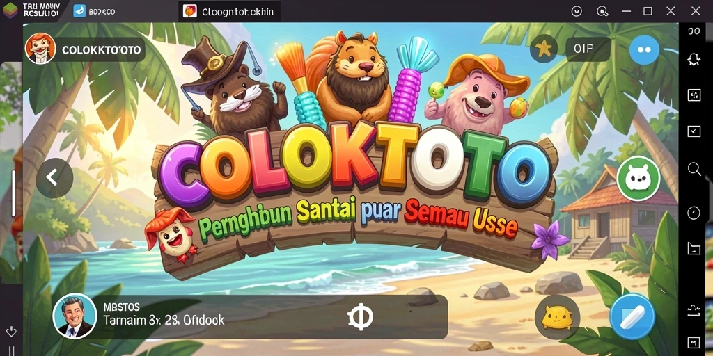 Screenshot gameplay COLOKTOTO dengan tampilan menarik dan menantang.