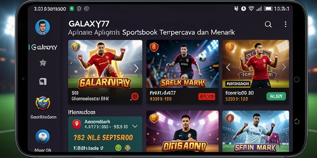 Screenshot GALAXY77 menampilkan pengalaman taruhan yang seru dan menarik.