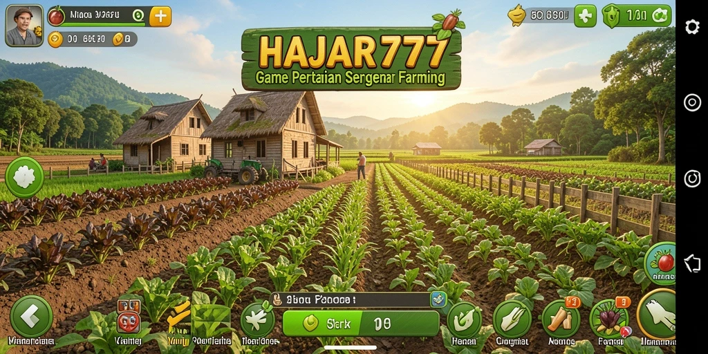 Gameplay menarik dari HAJAR777 dalam dunia pertanian.