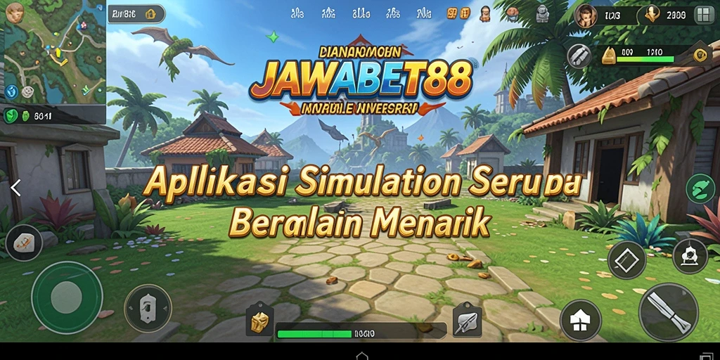 Tampilan menarik dari gameplay Simulation JAWABET88.