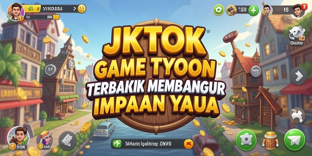 Screenshot dari gameplay JKTOK yang menampilkan pengalaman Tycoon yang seru.