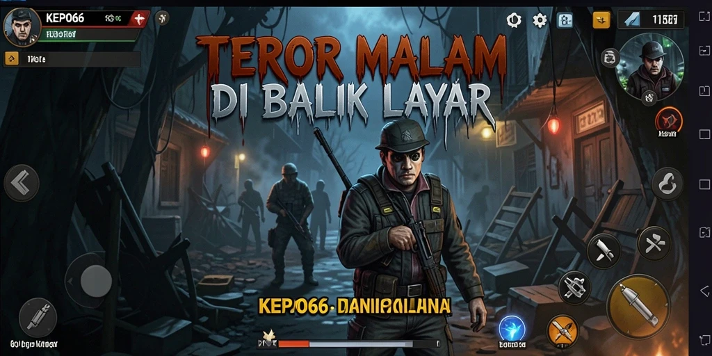 Gameplay menyeramkan dalam KEPO66 dengan suasana yang mencekam.