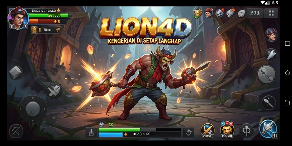 Gameplay LION4D yang menegangkan dalam atmosfer Horror.