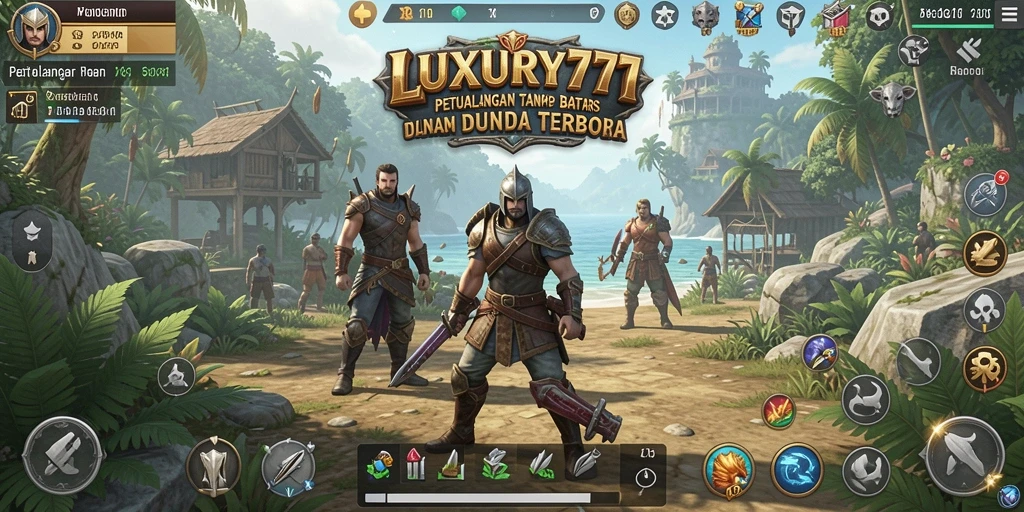 Tampilan gameplay menakjubkan dari dunia terbuka LUXURY777.