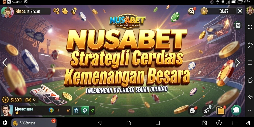 Tampilan gameplay NUSABET dengan strategi yang menantang.