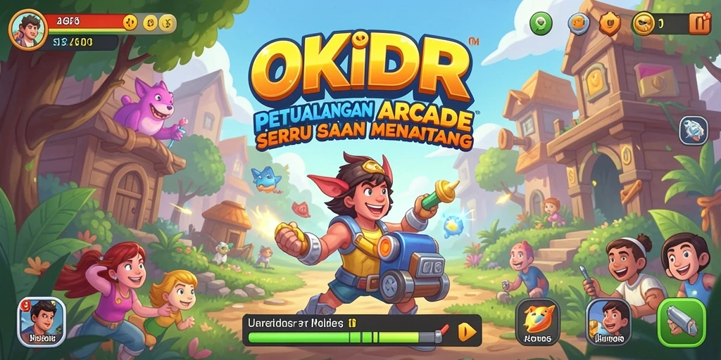 Tampilan gameplay seru dan menantang dari OKIDR.