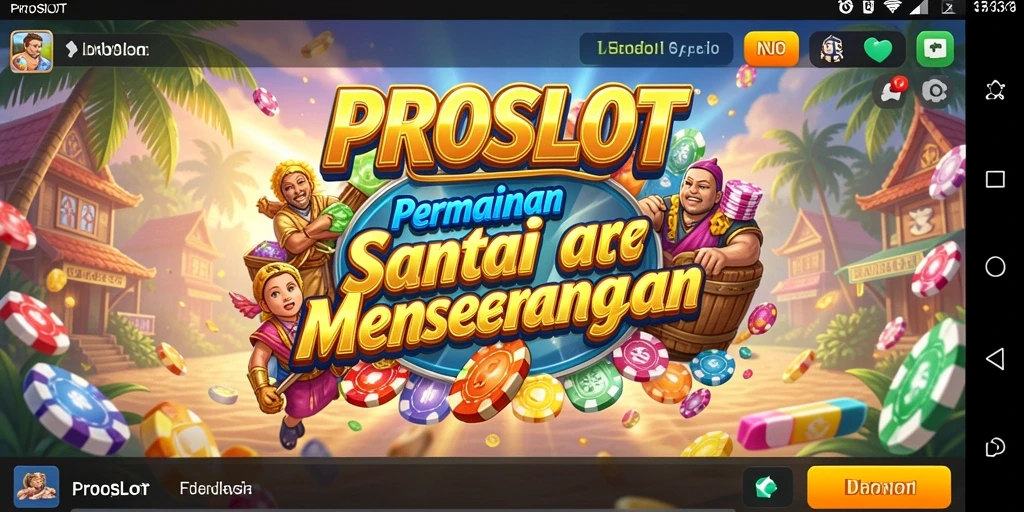 Tampilan gameplay PROSLOT yang seru dan interaktif.
