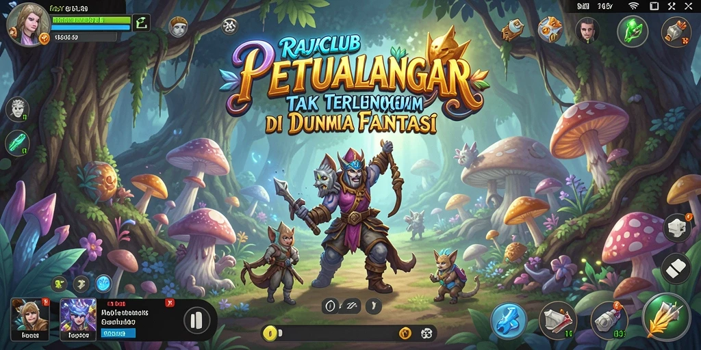 Tampilan gameplay RAJACLUB yang menakjubkan dan menantang.