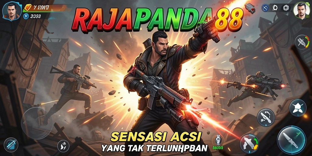 Gameplay seru RAJAPANDA88 dengan aksi menegangkan.
