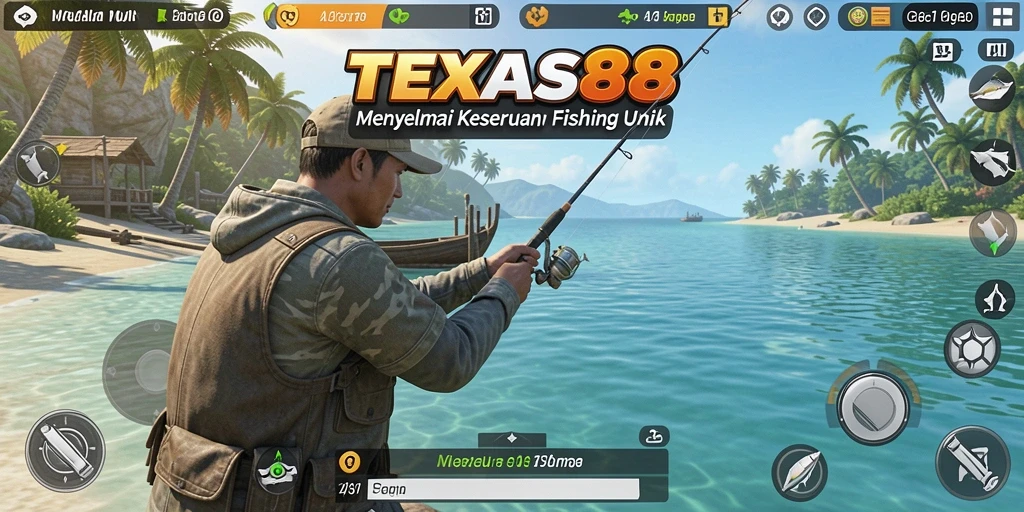 Tampilan gameplay TEXAS88 yang menakjubkan saat menangkap ikan.