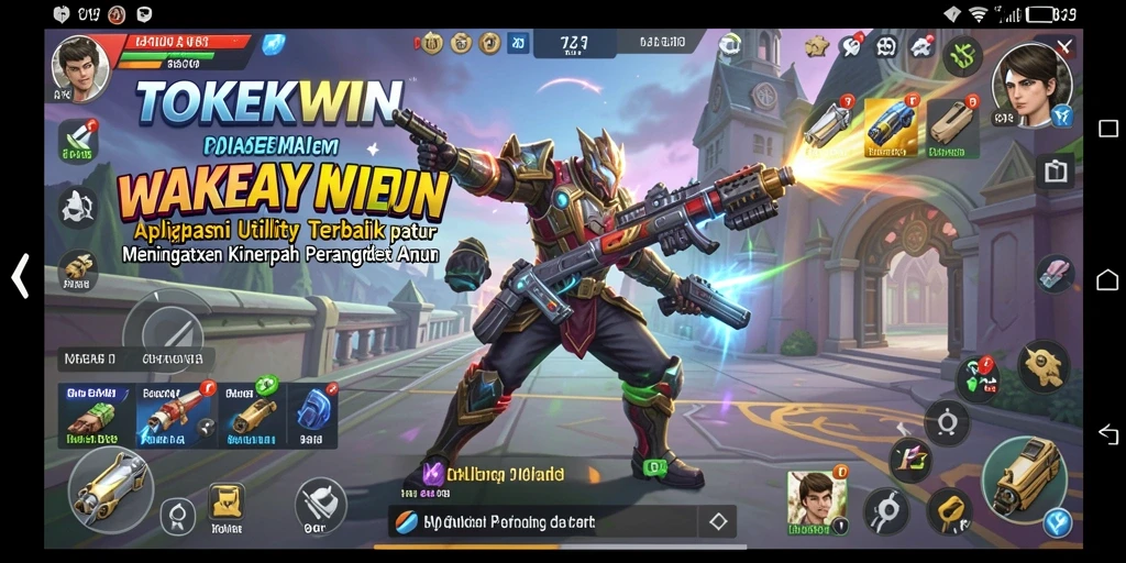 Screenshot utama TOKEKWIN menunjukkan antarmuka intuitif yang mudah digunakan.