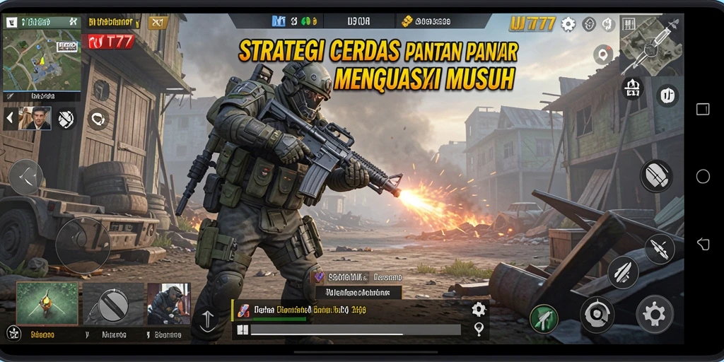 Tampilan menarik dari gameplay UT77 yang penuh strategi.