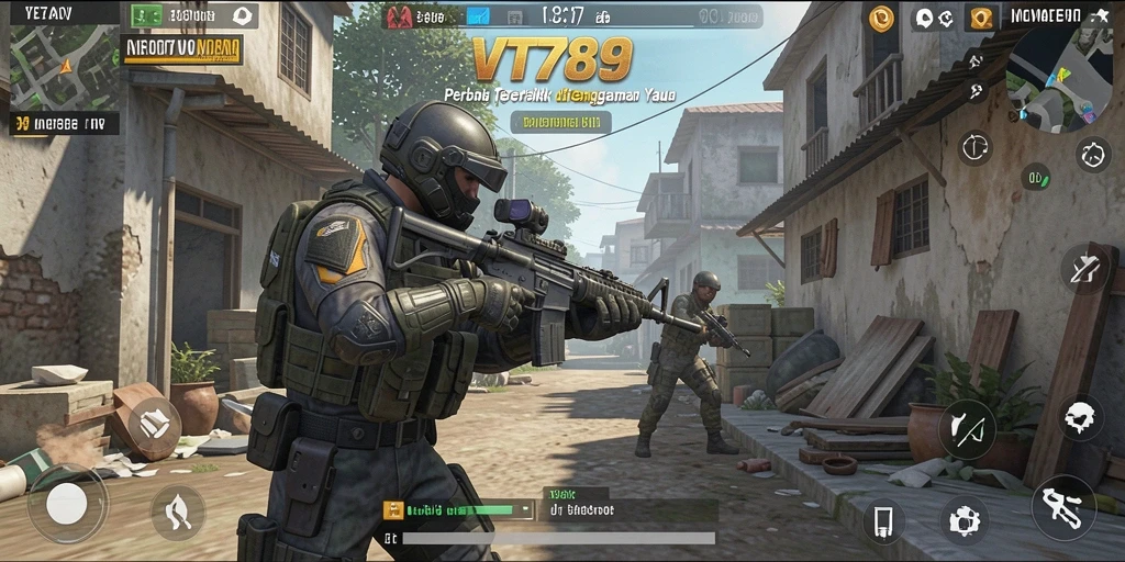 Tampilan menarik dari gameplay di VT789 yang mendebarkan.