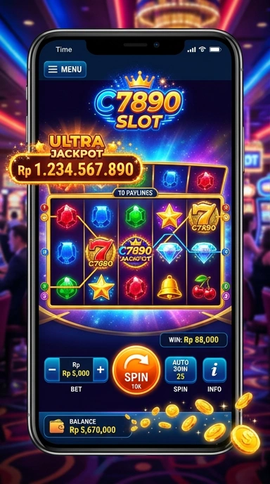 Tampilan menarik dari aplikasi c7890.